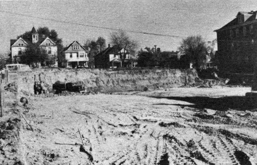 Heelan High School construction 1948